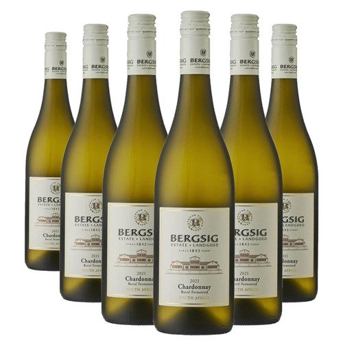 Case of 6 Bergsig Estate Chardonnay 75cl White Wine